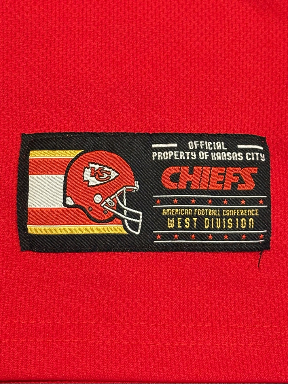 Kansas City Chiefs Button Front Baseball Jersey Men’s Large NFL Team Apparel - Picture 6 of 8